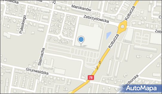 Paczkomat InPost RYB17N, Kotucza 100, Rybnik 44-200