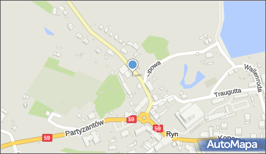 Paczkomat InPost RYN01M, Nowickiego 5, Ryn 11-520