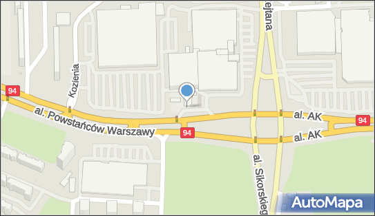 Paczkomat InPost RZE01N, Al. Powstańców Warszawy 15, Rzeszów 35-329