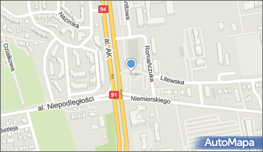 Paczkomat InPost RZE06A, Armii Krajowej 96, Rzeszów 35-307