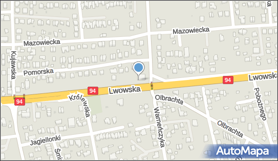 Paczkomat InPost RZE10A, Lwowska 115, Rzeszów 35-301