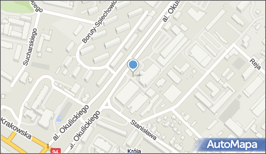 Paczkomat InPost RZE42M, Okulickiego 10, Rzeszów 35-222