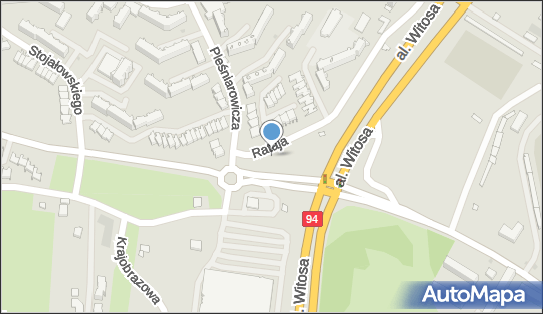 Paczkomat InPost RZE56M, Rataja 20, Rzeszów 35-115