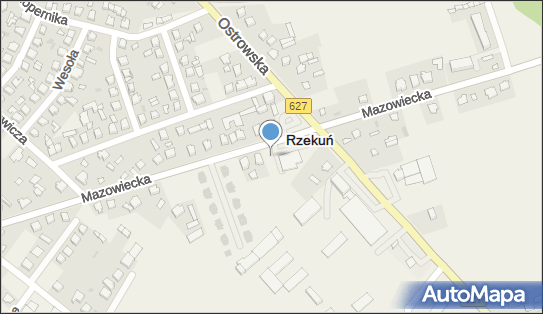 Paczkomat InPost RZK01M, Mazowiecka 43A, Rzekuń 07-411