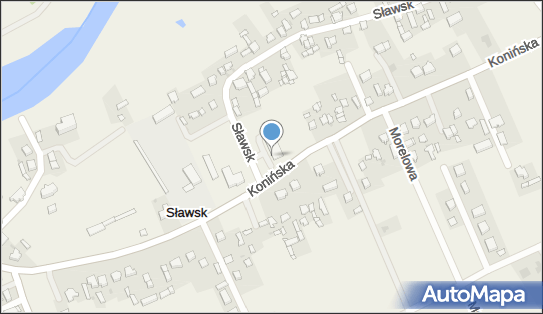 Paczkomat InPost RZX01M, Sławsk 135, Rzgów 62-586