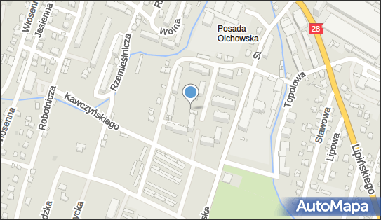 Paczkomat InPost SAN06M, Stróżowska 28A, Sanok 38-500