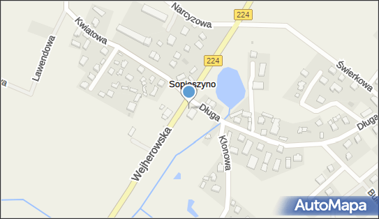 Paczkomat InPost SAPE01M, Długa 4, Sopieszyno 84-215