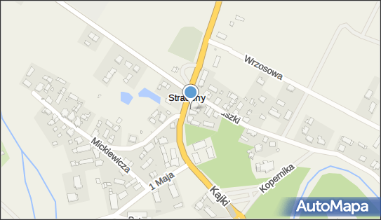 Paczkomat InPost SAU01M, Kajki 13, Straduny 19-325