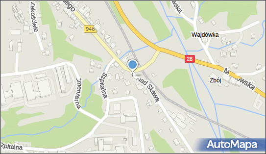 Paczkomat InPost SBE02APP, Nad Skawą 3, Sucha Beskidzka 34-200