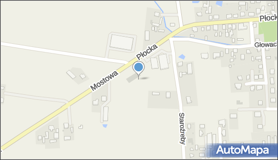 Paczkomat InPost SBY01BAPP, Mostowa 2B, Staroźreby 09-440