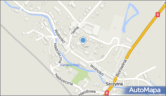 Paczkomat InPost SCA01M, Wolności 12, Szczytna 57-330