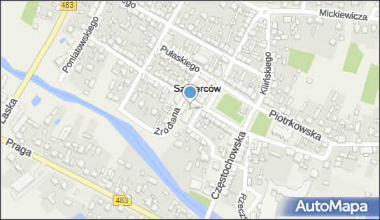 Paczkomat InPost SCW01M, Żeromskiego 1, Szczerców 97-420