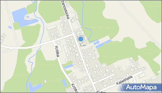 Paczkomat InPost SDD01G, Różanostocka 22, Sidra 16-124