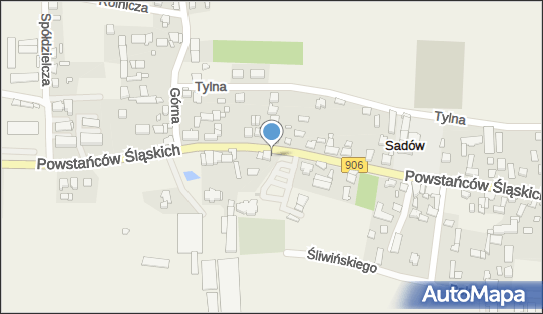 Paczkomat InPost SDX01BAPP, Powstańców Śląskich 97, Sadów 42-700