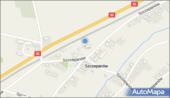 Paczkomat InPost SEPV01BAPP, Szczepanów 6C, Szczepanów 58-123