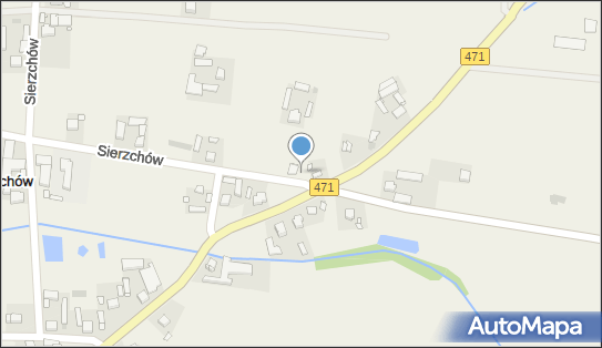 Paczkomat InPost SERZ01BAPP, Sierzchów 25, Sierzchów 62-860