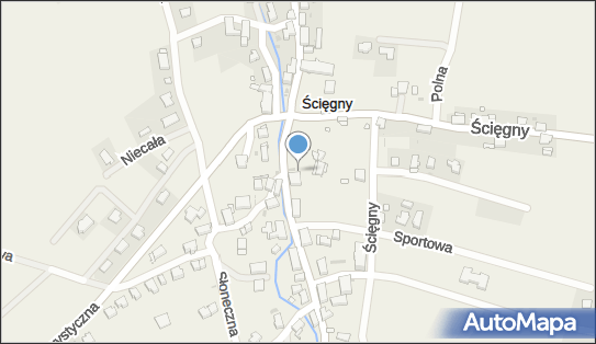 Paczkomat InPost SGY01M, Ścięgny 100, Ściegny 58-534