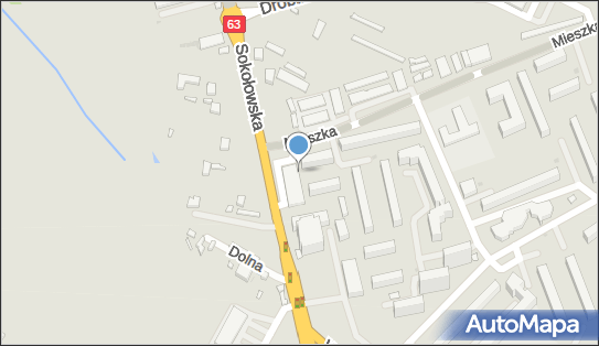 Paczkomat InPost SIE08A, Sokołowska 126, Siedlce 08-110