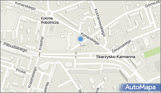 Paczkomat InPost SKK05BAPP, Asnyka 12, Skarżysko-Kamienna 26-110