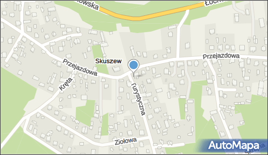 Paczkomat InPost SKUS01M, Turystyczna 1, Skuszew 07-201