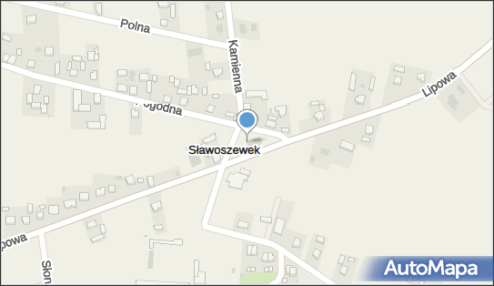 Paczkomat InPost SLOV01BAPP, Sławoszewek 43A, Sławoszewek 62-540