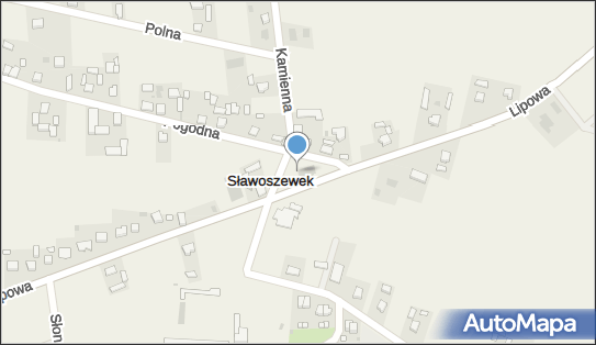 Paczkomat InPost SLOV01BAPP, Sławoszewek 43A, Sławoszewek 62-540