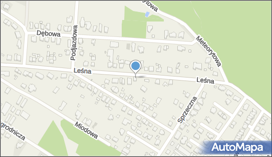 Paczkomat InPost SLS01G, Leśna 62, Suchy Las 62-002