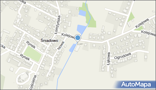 Paczkomat InPost SNA02M, Kolejowa 2C, Śniadowo 18-411