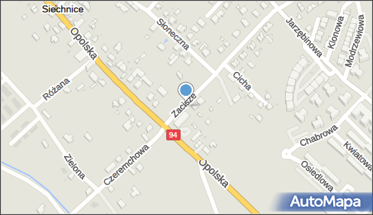 Paczkomat InPost SNC01BAPP, Zacisze 2, Siechnice 55-011