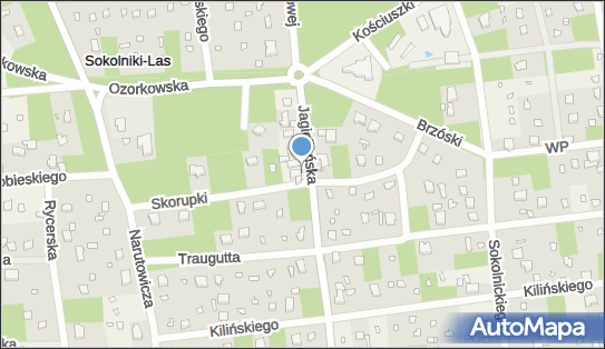 Paczkomat InPost SNL01M, Jagiellońska 20, Sokolniki-Las 95-039