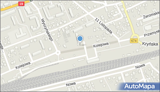 Paczkomat InPost SOK11M, Kolejowa 67, Sokółka 16-100