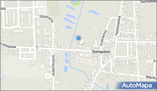 Paczkomat InPost SOM01N, 11 Listopada 2a, Sompolno 62-610