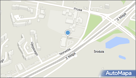 Paczkomat InPost SOS04M, Norwida 1F, Sosnowiec 41-200