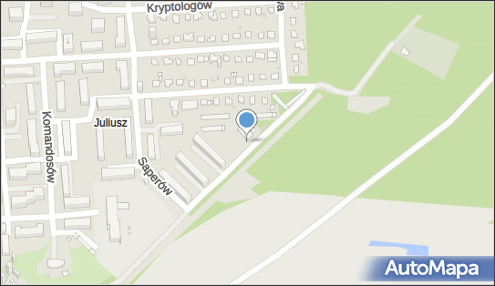 Paczkomat InPost SOS10BAPP, Saperów 15, Sosnowiec 41-216