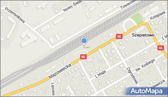 Paczkomat InPost SPT02M, Mazowiecka 2B, Szepietowo 18-210