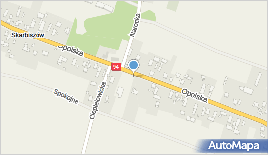 Paczkomat InPost SQBV01BAPP, Opolska 51, Skarbiszów 49-120