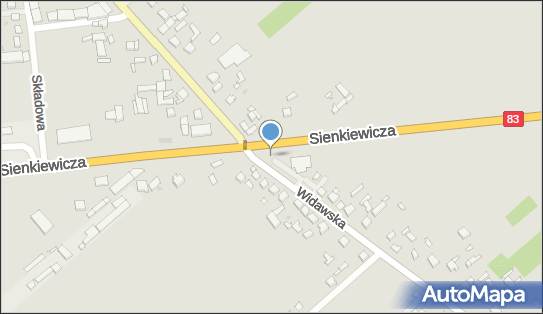 Paczkomat InPost SRD10M, Widawska 1A, Sieradz 98-200