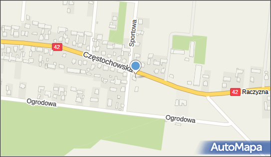 Paczkomat InPost SRJ01BAPP, Częstochowska 80, Strojec 46-320