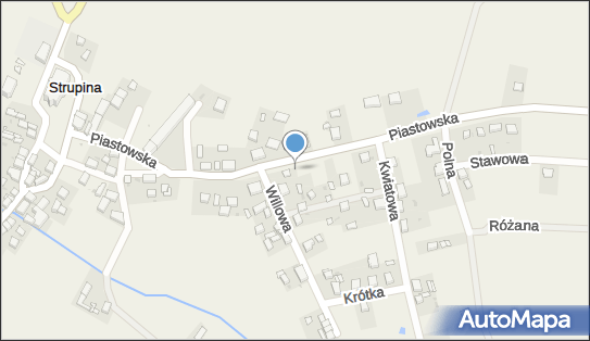 Paczkomat InPost SRP01A, Strupina ul. Piastowska 22a, Strupina 55-110