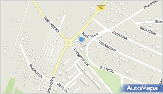 Paczkomat InPost SSW06M, Sudecka 9, Staszów 28-200