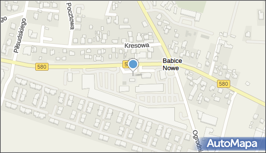 Paczkomat InPost STB01BAPP, Warszawska 191, Stare Babice 05-082