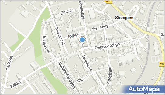 Paczkomat InPost STM01HP, Rynek 46-47, Strzegom 58-150