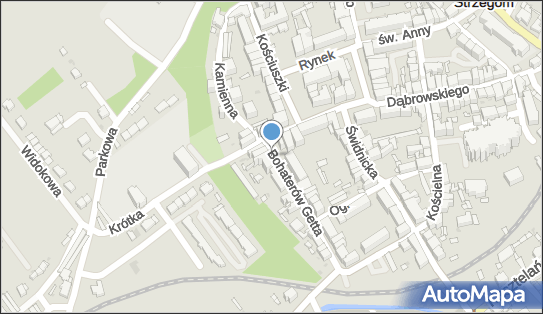 Paczkomat InPost STM01H, Bohaterów Getta 4, Strzegom 58-150