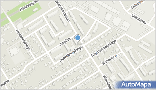 Paczkomat InPost STS05HP, Wieniawskiego 23/1U, Stargard 73-110