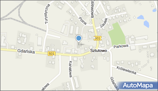 Paczkomat InPost STT01BAPP, Gdańska 57A, Sztutowo 82-110