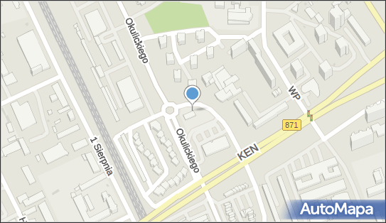 Paczkomat InPost STW02BAPP, Okulickiego 140a, Stalowa Wola 37-450