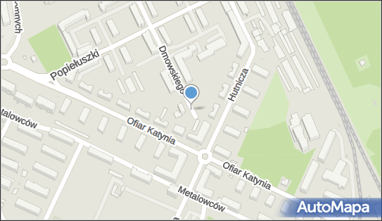 Paczkomat InPost STW04A, Dmowskiego 1A, Stalowa Wola 37-450