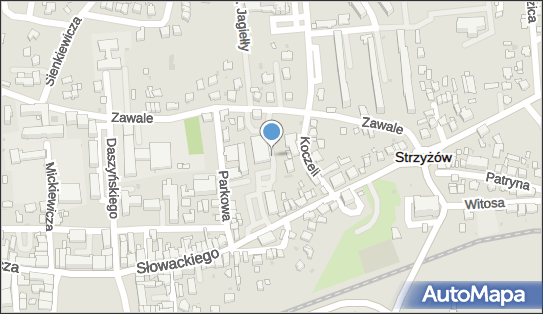 Paczkomat InPost STY01A, Zawale 16, Strzyżów 38-100