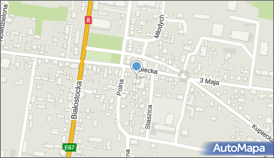 Paczkomat InPost SUC01E, Kupiecka 8, Suchowola 16-150