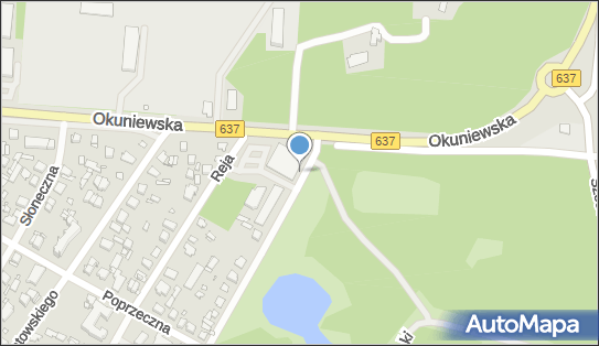 Paczkomat InPost SUJ01A, Okuniewska 1A, Sulejówek 05-070